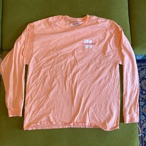 Peach Trader Joe’s long sleeve T-shirt